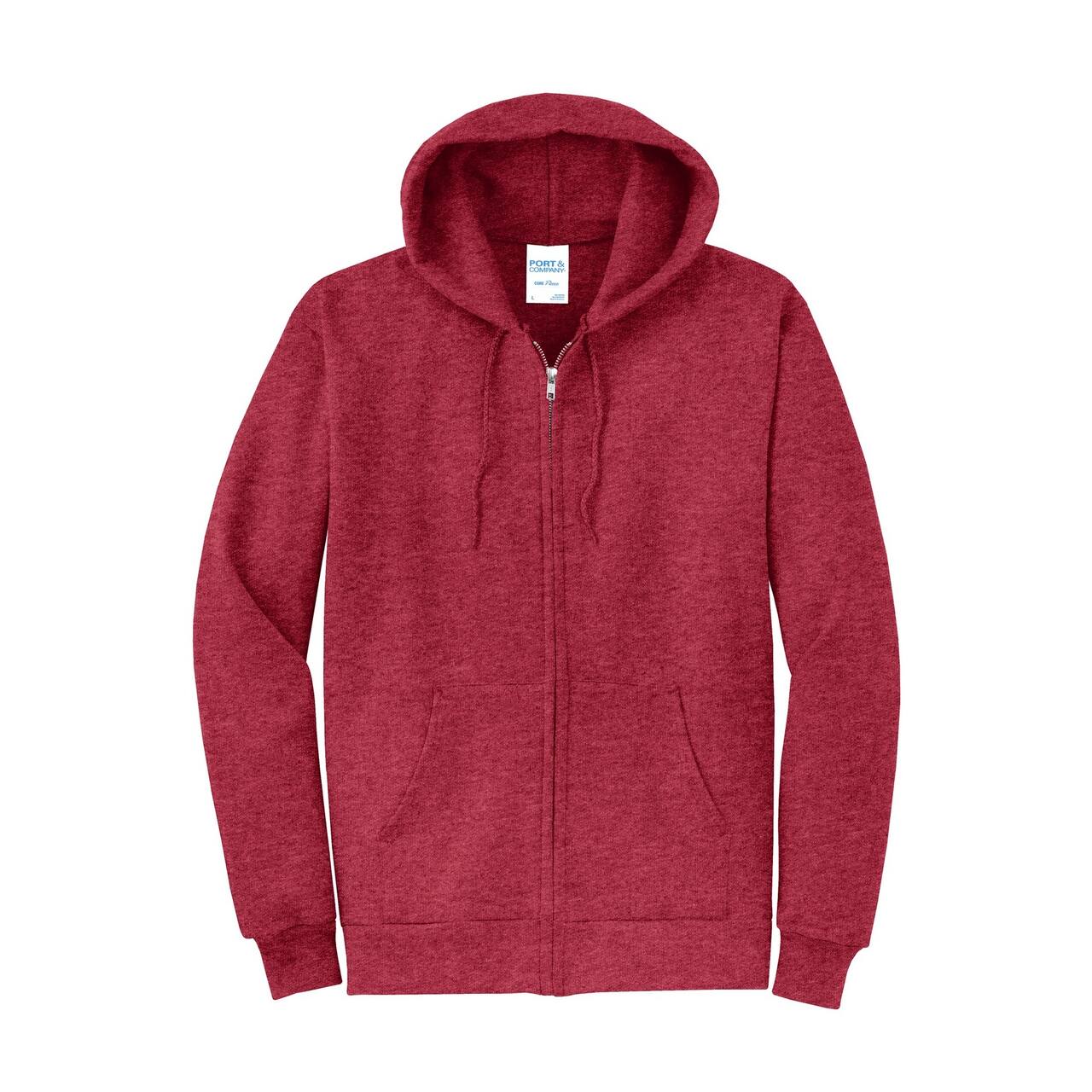 Port & Company® Core Fleece Full-Zip Hooded Sweatshirt